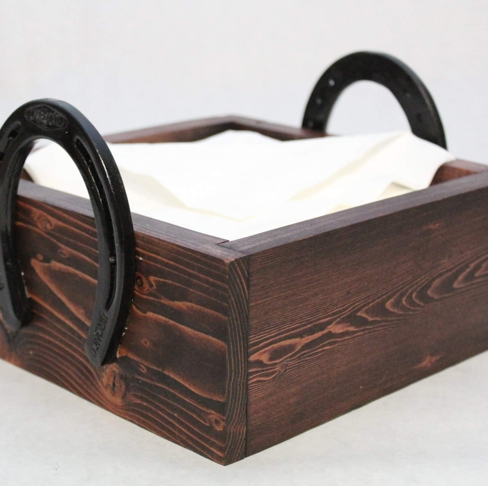 Handmade Rustic Western napkin holder